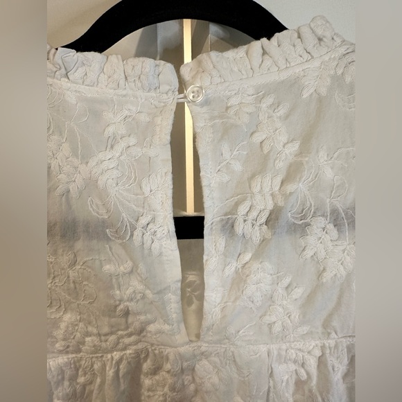 Cupio XL Women's Flutter Sleeve Cotton Voile Blouse - Picture 11 of 13